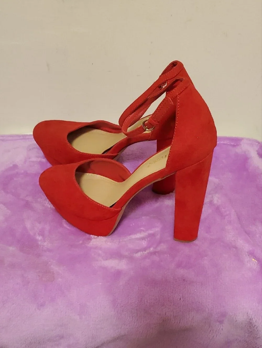 This Red Color Shoes Is